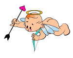 Gif animé amour cupidon